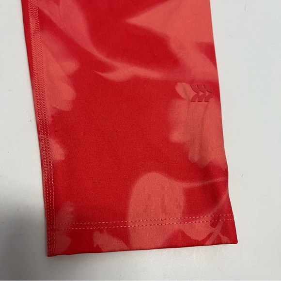 All In Motion Leggings Large High Rise Brushed Sculpt PINK Floral Side Pockets - Picture 4 of 8